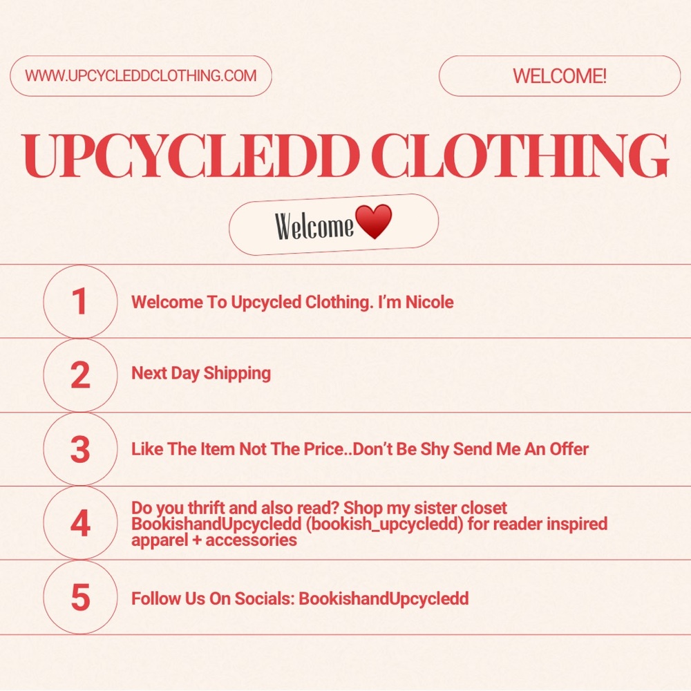 WELCOME♥️TO UPCYCLEDD CLOTHING